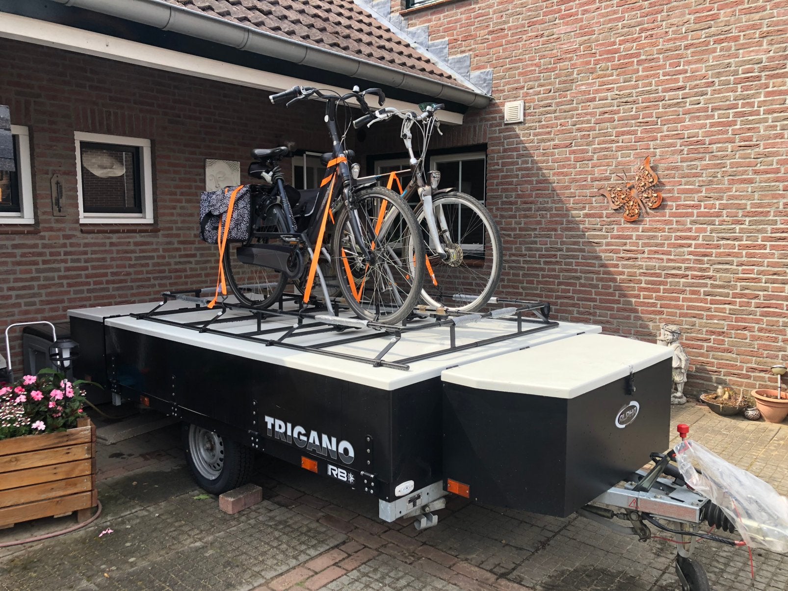 Trigano vouwwagen met diverse accessoires, Ophalen, Trigano, Meerkleurig, Tot en met 2