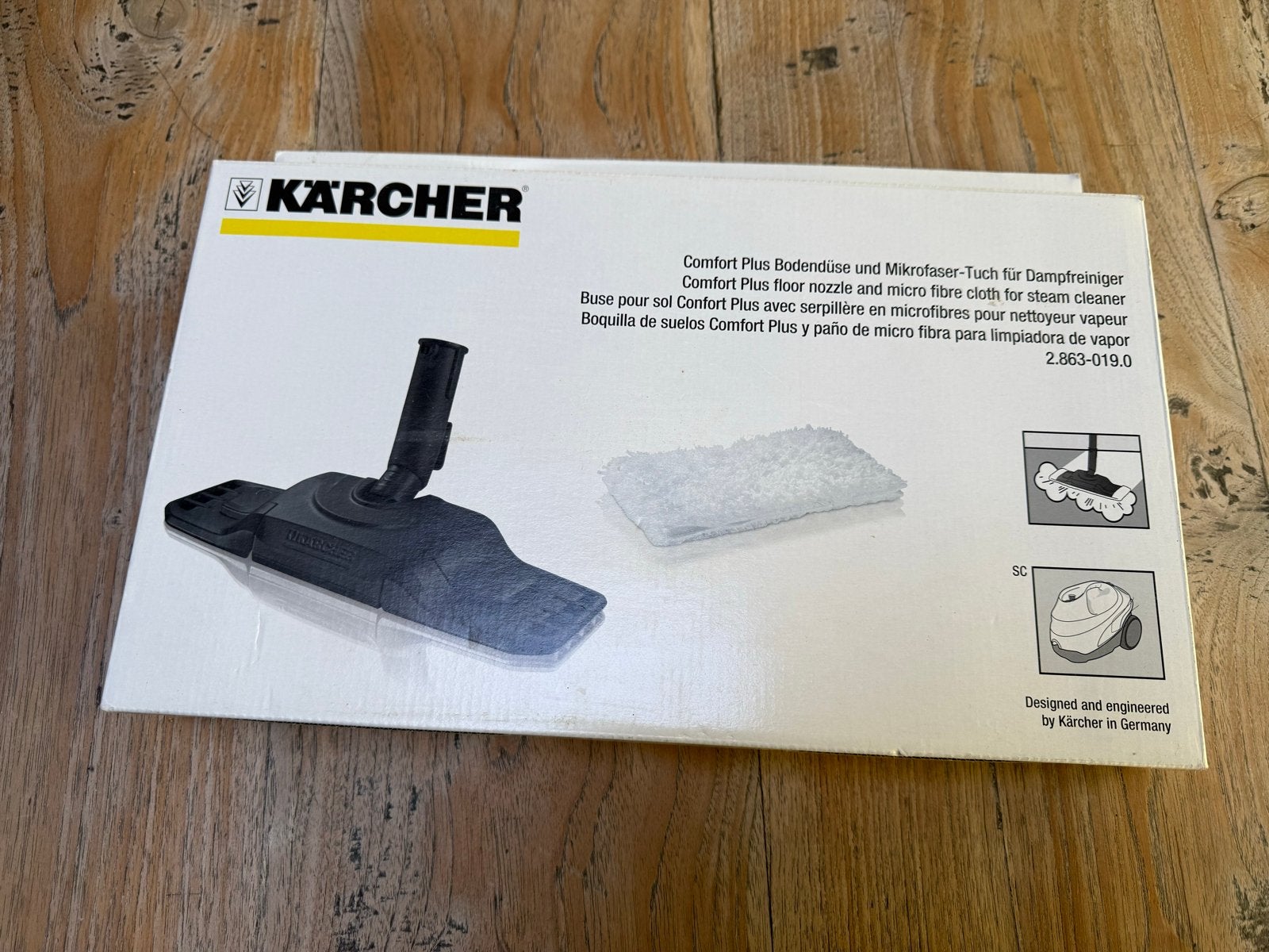 Kärcher Comfort Plus Vloermondstuk en Microvezeldoek, Ophalen, Nieuw