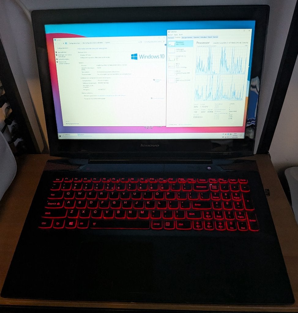 Lenovo IdeaPad Y50-70-00805NL 15,6" (Windows 11 Home), Gebruikt, 250GB, Ophalen of Verzenden, SSD