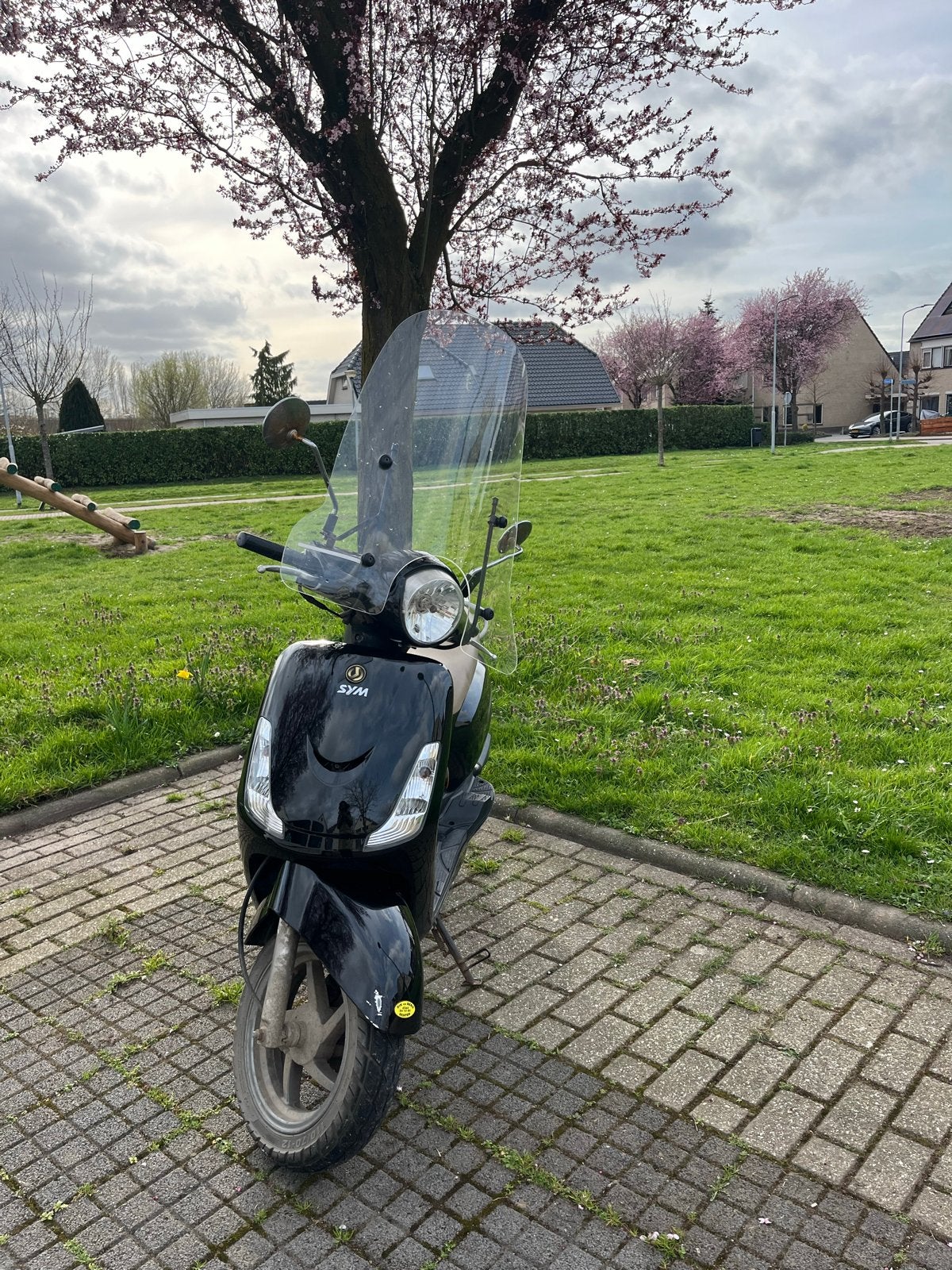 Sym Fiddle II scooter - Zwart, 45 km/u, Ophalen, Gebruikt, Maximaal 45 km/u, Benzine