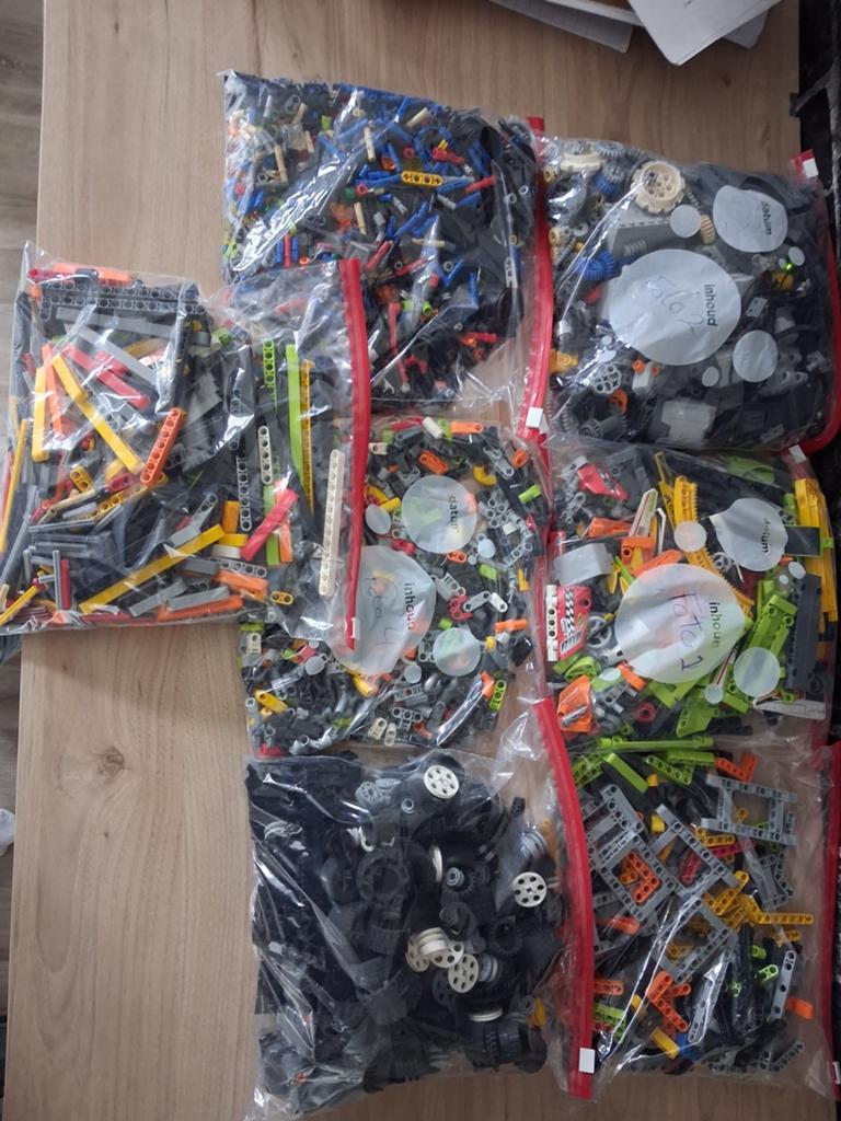 TE KOOP: 2,6 KILO TECHNIC LEGO, Ophalen of Verzenden, Zo goed als nieuw, Overige typen