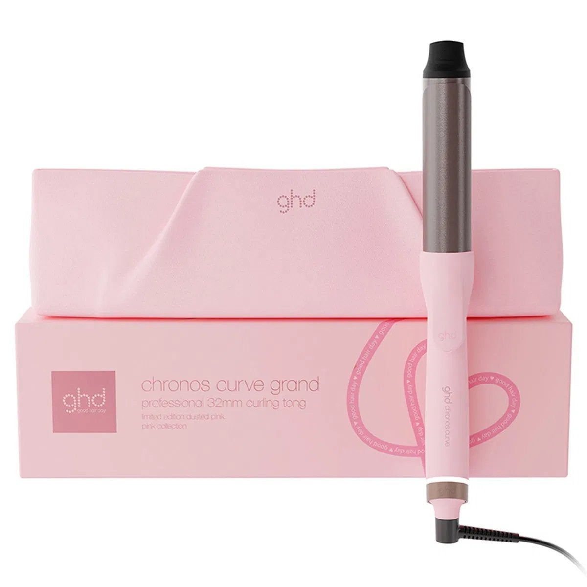 Nieuwe GHD Chronos Curve Grand Tong Krultang - 32mm - Pink, Ophalen, Nieuw, Haarverzorging