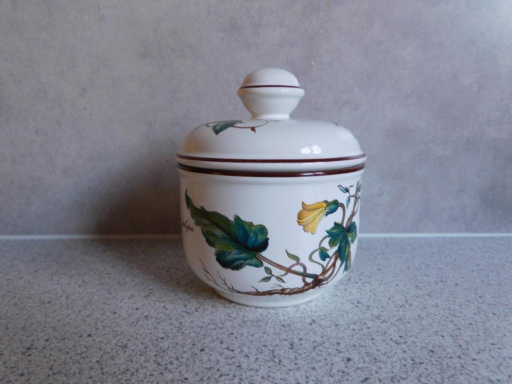 Suikerpot Convolvulis Jalapa Botanica Villeroy & Boch, Overige typen, Ophalen of Verzenden, Zo goed als nieuw, Overige stijlen