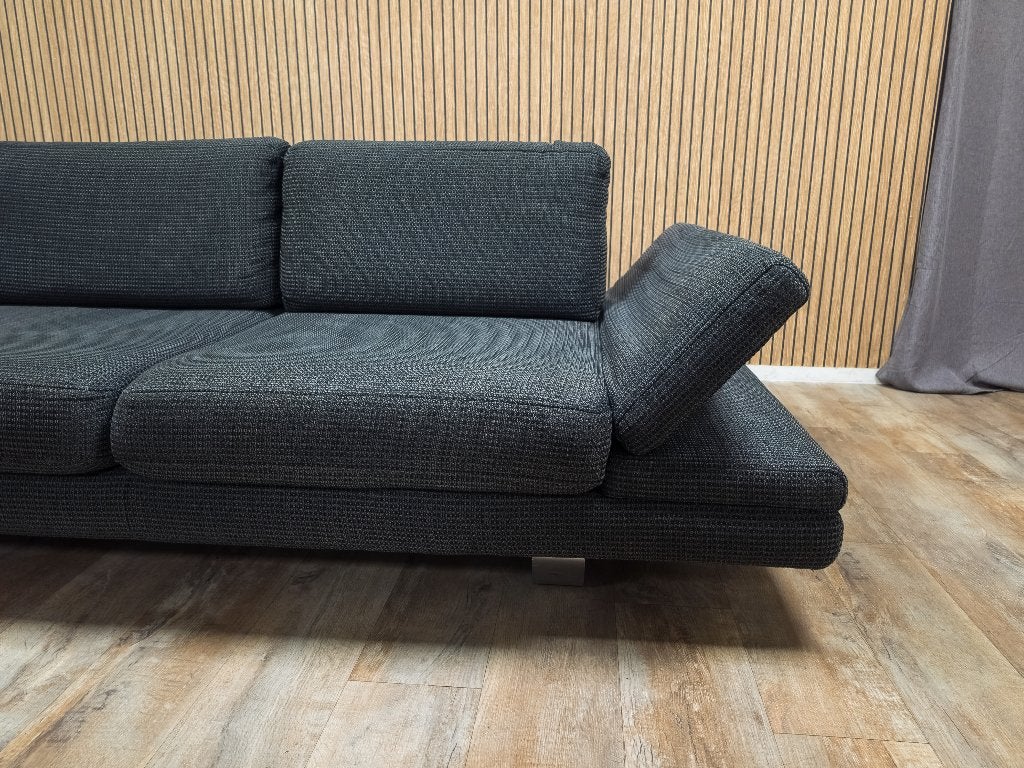 Mooi Groot Antraciet MONTEL Hoekbank | BEZORGEN MOGELIJK, Huis en Inrichting, Info@banxtel.nl, 3194DC, Gebruikt, Hoekbank