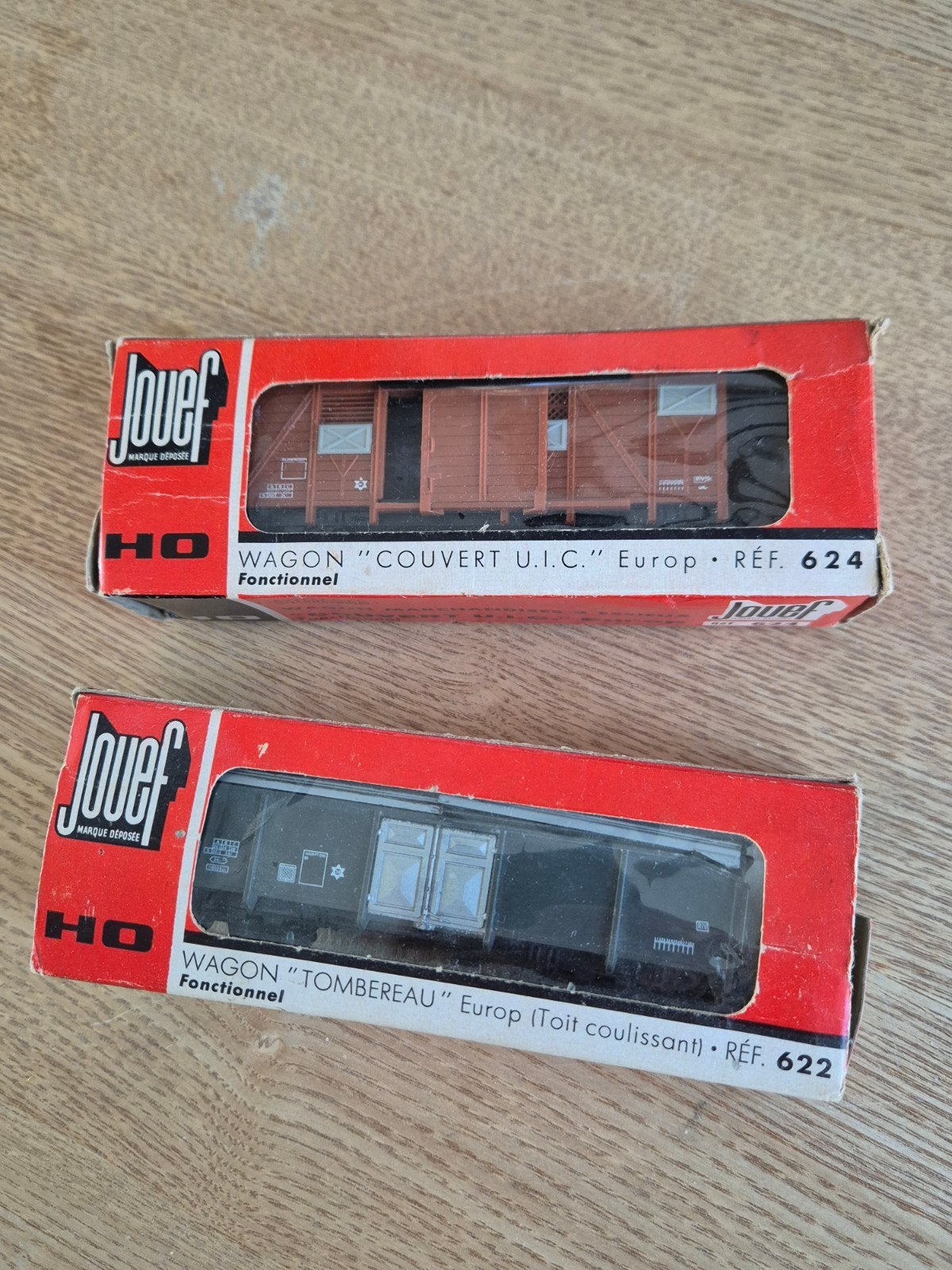 Jouef wagons 622+624, Ophalen of Verzenden, Gelijkstroom, Wagon, Jouef