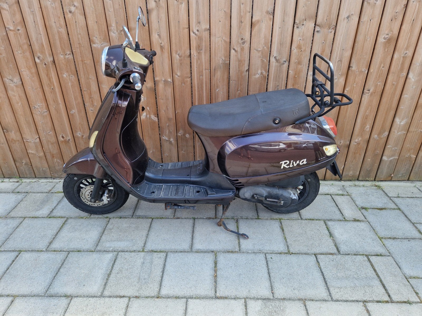 Bruine Riva Scooter, Ophalen, Gebruikt, Benzine, Overige merken