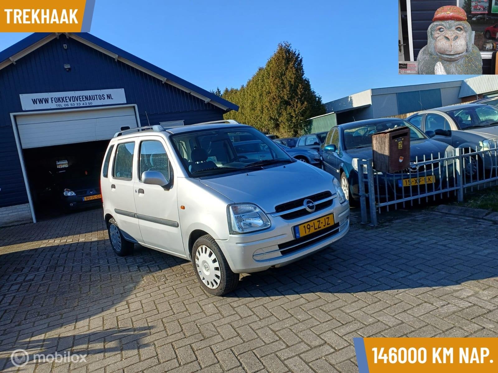 Opel Agila 1.2-16V Comfort, Auto's, Voorwielaandrijving, Gebruikt, Origineel Nederlands, Handgeschakeld