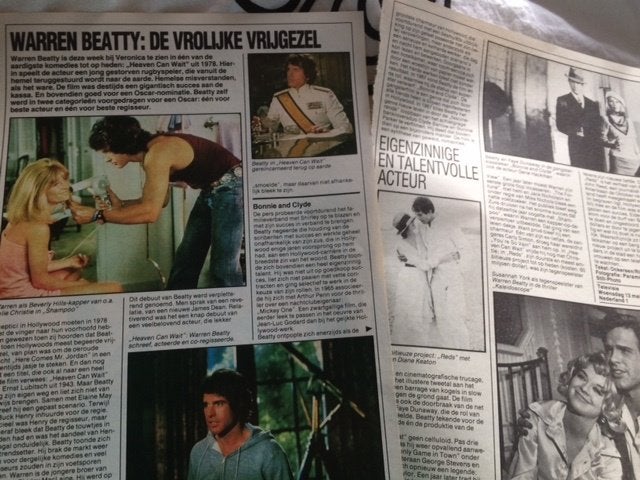 artikel over Warren Beatty, Ophalen of Verzenden, Gebruikt, Boek, Tijdschrift of Artikel