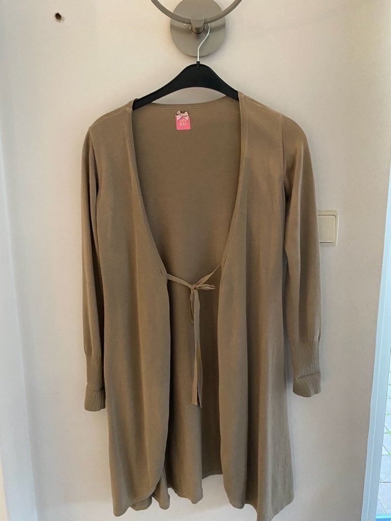 Lang vest Kyra & Ko , khaki, maat S/M, Bruin, Ophalen of Verzenden, Kyra & Ko, Maat 36 (S)