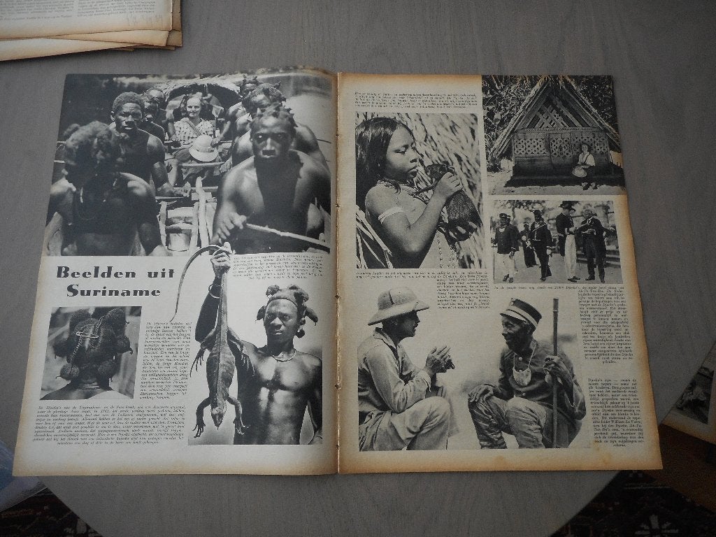 Suriname. Foto's. 1937., Ophalen of Verzenden, 1920 tot 1940, Nederland, Knipsel(s)