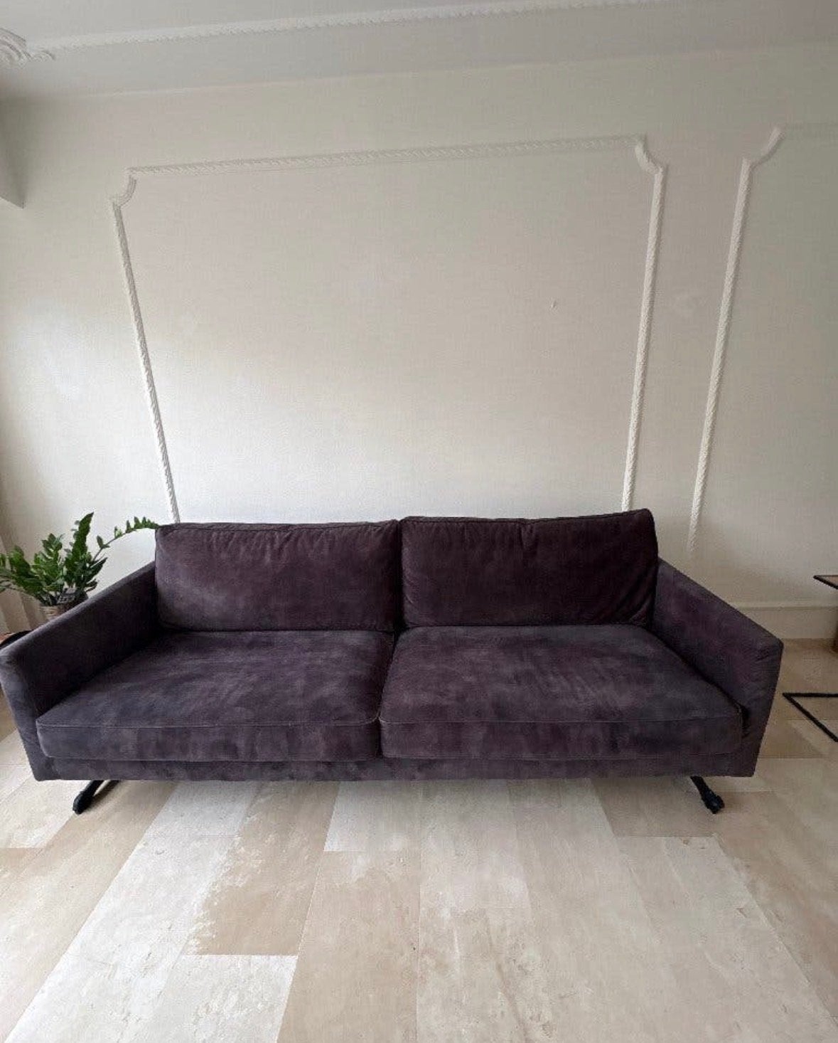 Riviera Maison 3.5-zits bank met hocker, Ophalen, 250 tot 300 cm, 100 tot 125 cm, Zo goed als nieuw