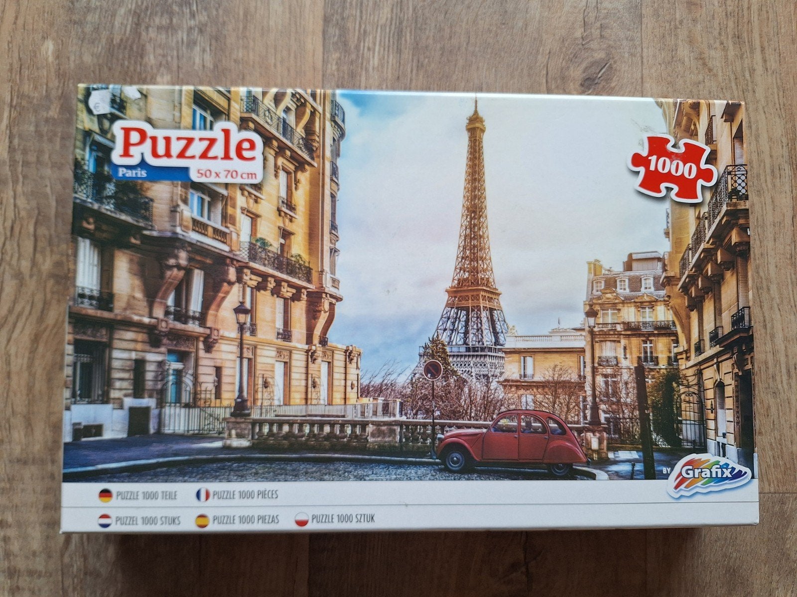 Granfix, Parijs Eiffeltoren 1000 stukjes
Rookvrij, Ophalen of Verzenden, 500 t/m 1500 stukjes, Zo goed als nieuw, Legpuzzel