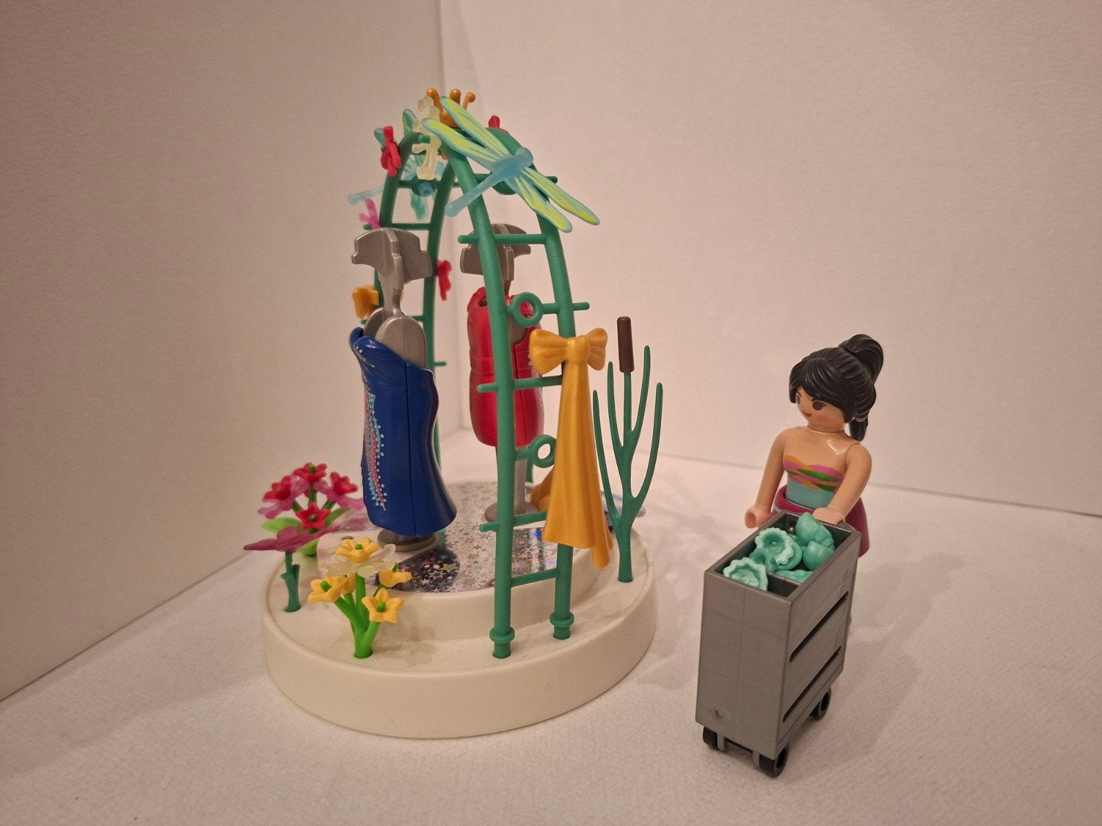 Playmobil 5489: styliste met verlichte etalage, Kinderen en Baby's, Ophalen, Gebruikt, Complete set, City life