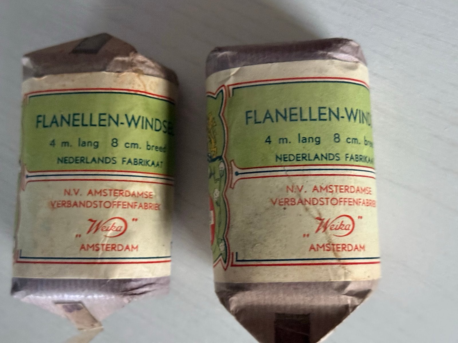 Vintage Flanellen Windsel Verbandstof N.V. Amsterdamse, Ophalen of Verzenden, Nieuw