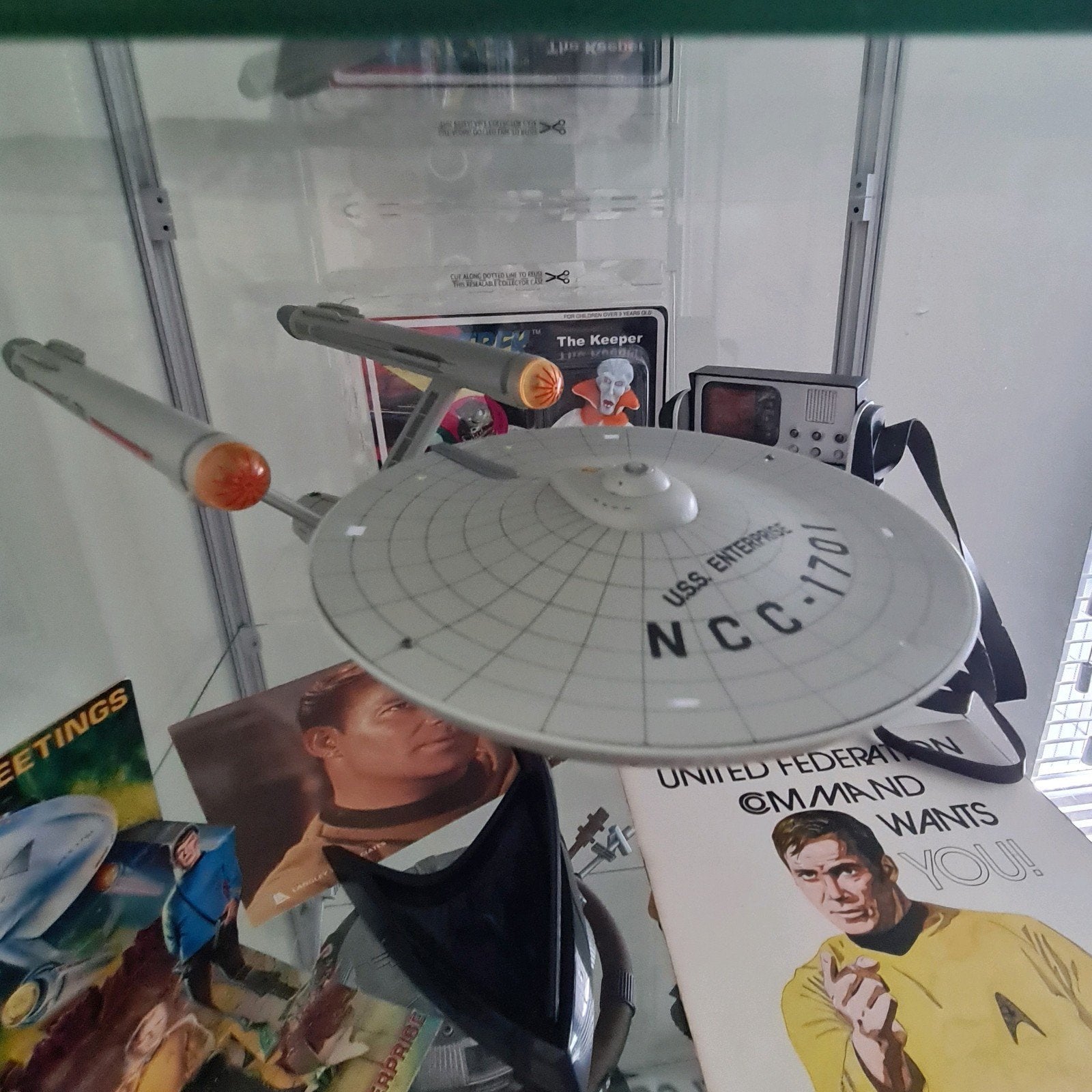 Star Trek U.S.S. Enterprise NCC-1701 Electronic Starship, Ophalen of Verzenden, Zo goed als nieuw