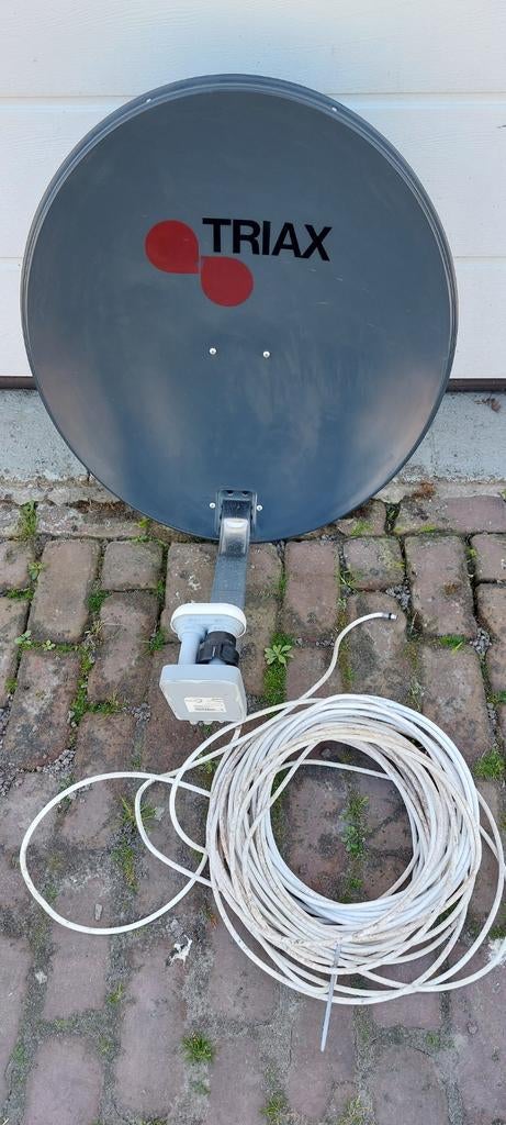 Satelliet schotel met ontvanger Triax en SAB Titan., Audio, Tv en Foto, Schotelantennes, Ophalen, Overige merken