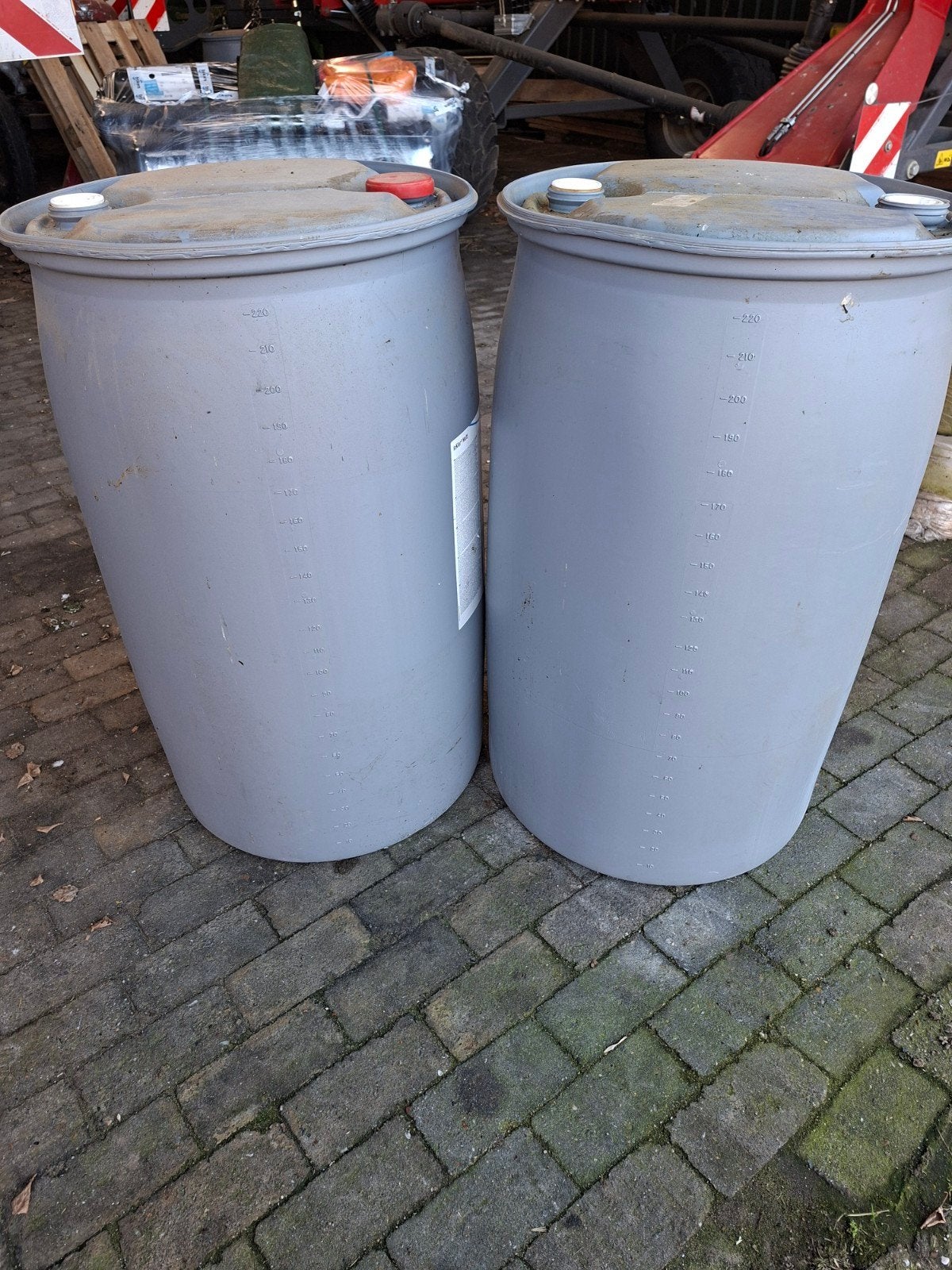 Ton vat vaten kunstof regen water opvang 200 liter, Tuin en Terras, Regentonnen, 150 liter of meer, Ophalen