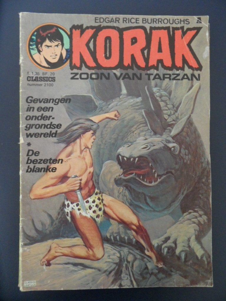 Korak zoon van Tarzan. 2100, 2101, 2109, 2111, 2128, Meerdere stripboeken, Ophalen of Verzenden, Gelezen
