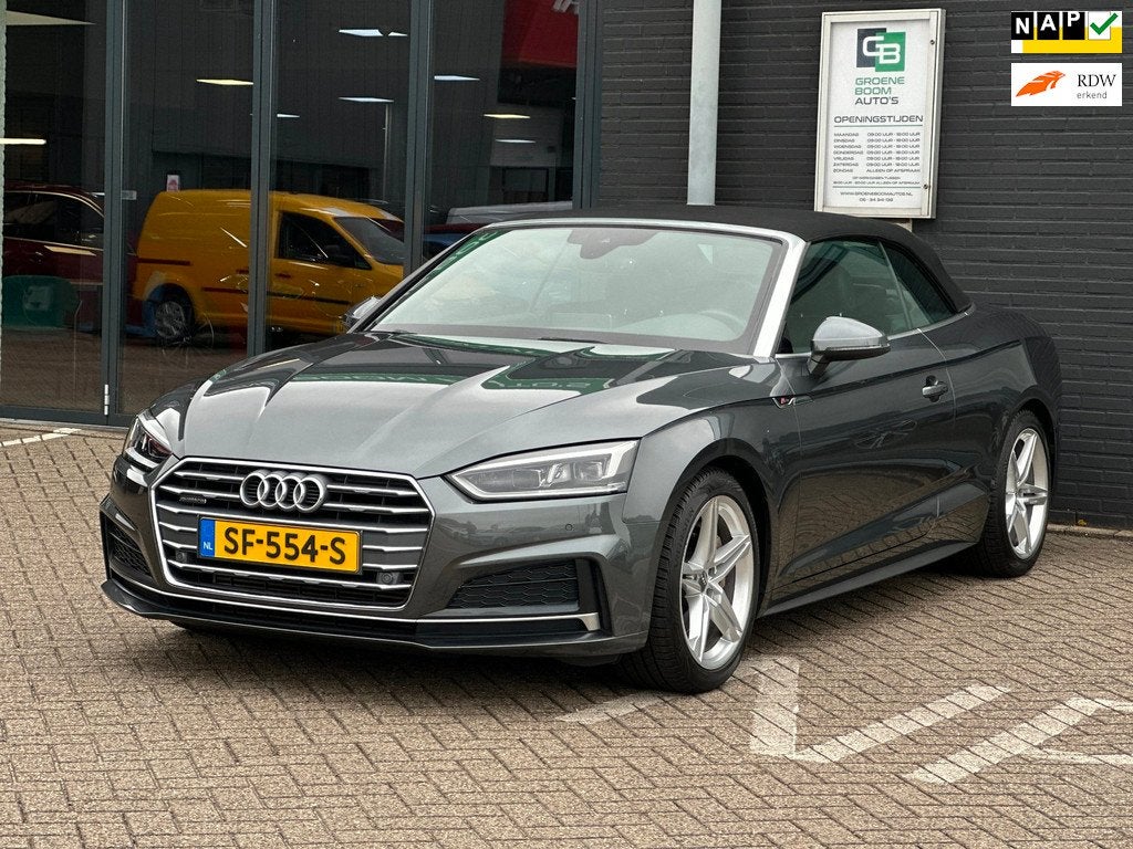 Audi A5 Cabriolet 2.0 TFSI MHEV Sport Pro Line/2E EIG/LEDER/, Auto's, Audi, Automaat, 15 km/l, Gebruikt, Euro 6