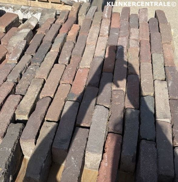 800m2 rood paars gebakken klinkers waalformaat 5-duimers, Bij dit gebruikte product niet meer te achterhalen., Gebruikt, Verzenden