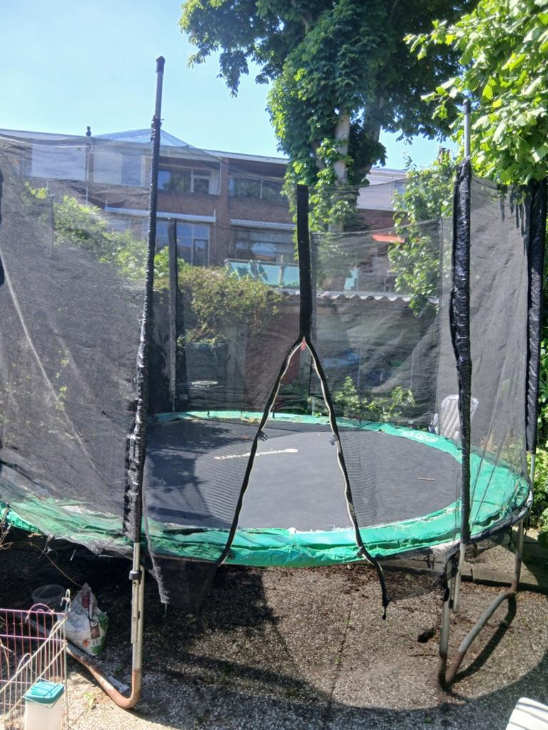 Grote trampoline 3.65, Ophalen of Verzenden, Gebruikt
