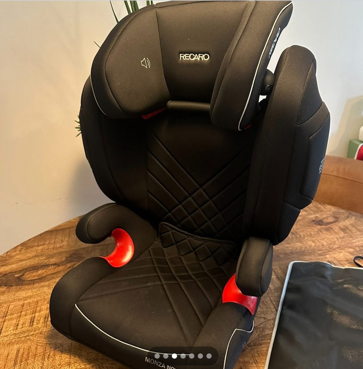 Recaro Monza Nova 2 autostoel - Zwart, Overige merken, Autogordel of Isofix, Gebruikt, 15 t/m 36 kg