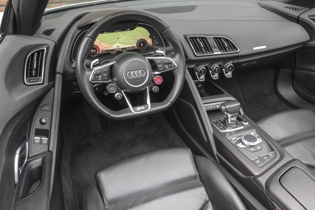 Audi R8 Spyder 5.2 V10 Quattro | Virtual | Sportuitlaat | LM, Auto's, Audi, Gebruikt, 5204 cc, Wit, Leder