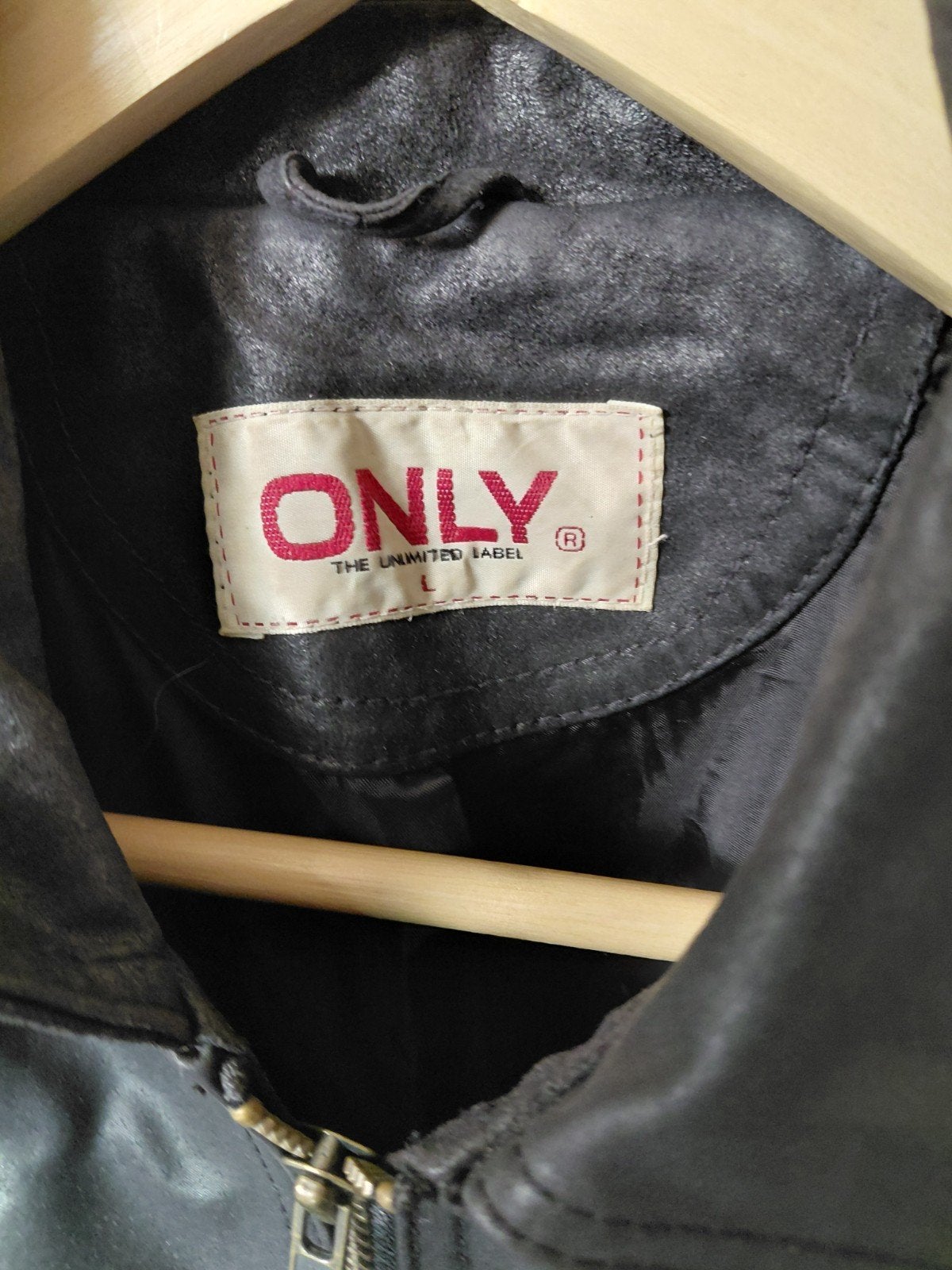 Comfortabel leren jasje van Only, Kleding | Dames, Ophalen, Only, Zwart, Maat 42/44 (L)
