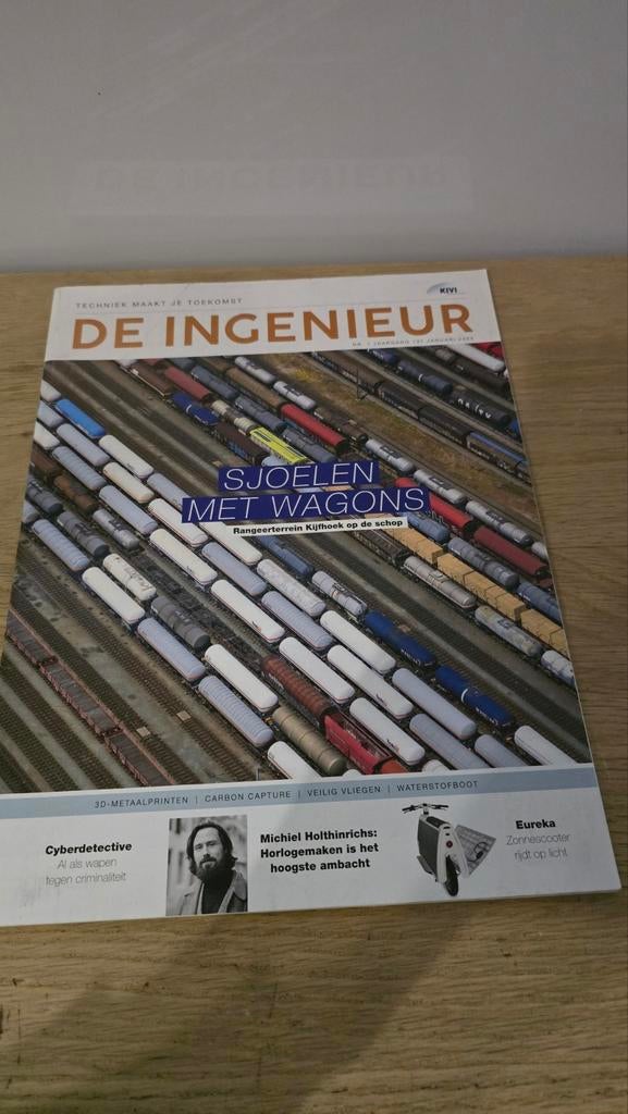 De Ingenieur - Januari 2023 - Sjoelen met Wagons, Ophalen of Verzenden, Gelezen, Diverse auteurs