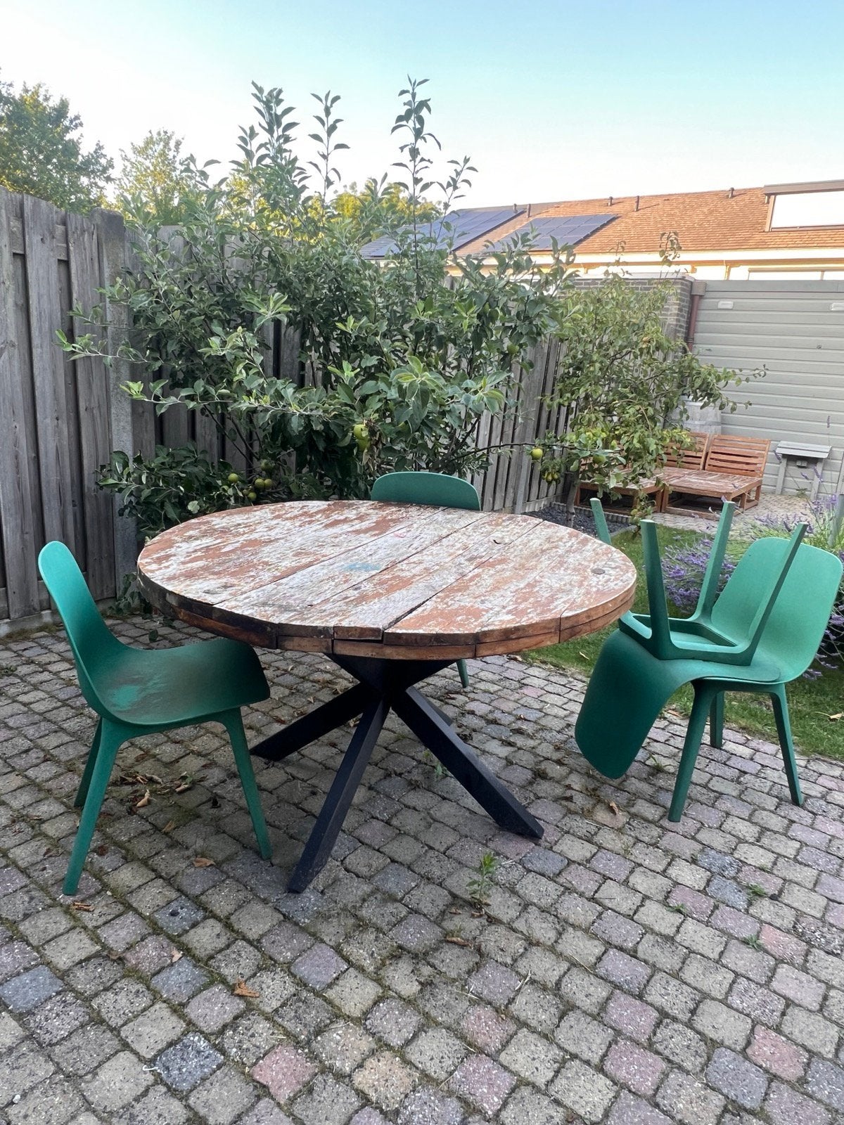 Gratis af te halen tafel en stoelen, Tuin en Terras, Tuinsets en Loungesets, Ophalen, Gebruikt