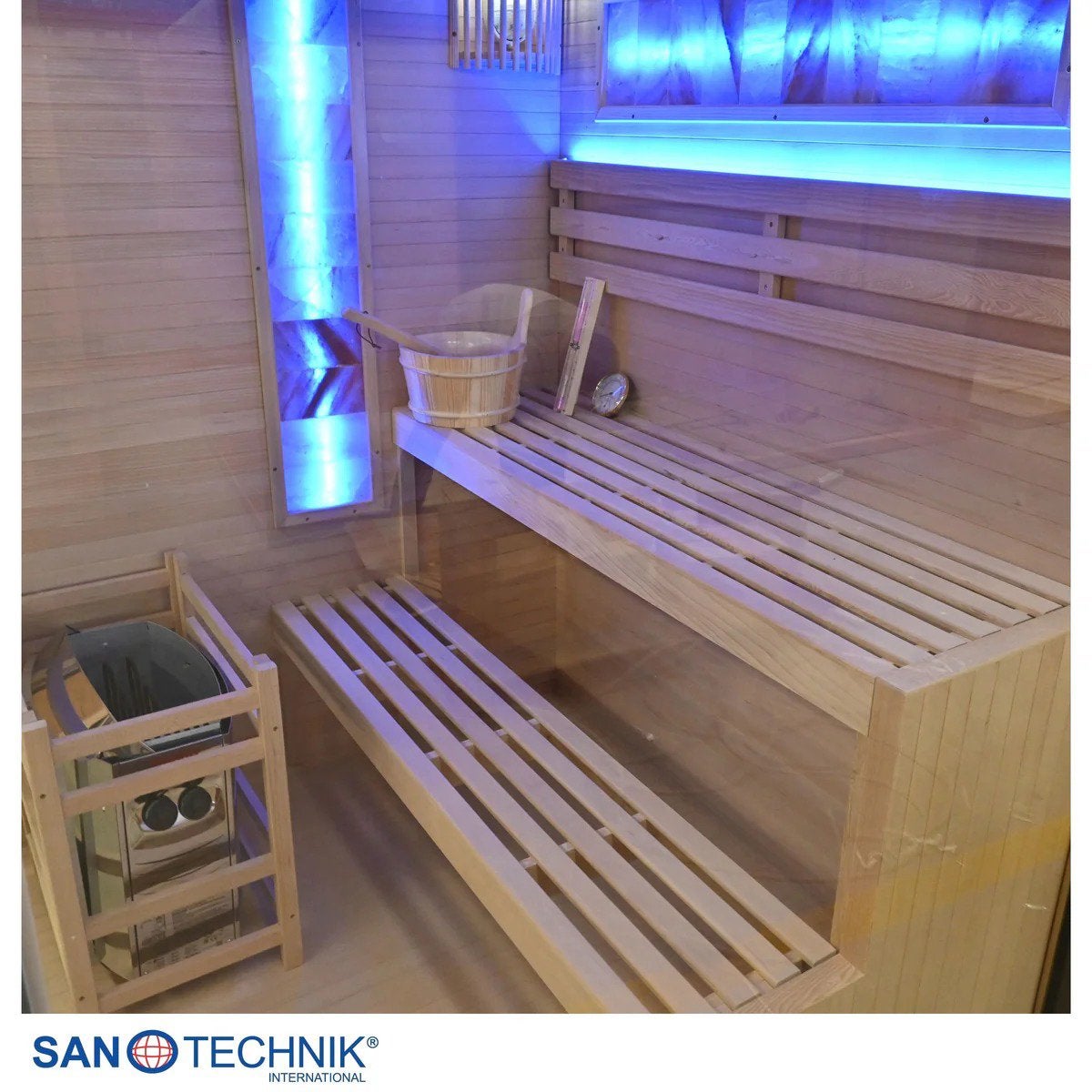 Luxe Finse Sauna | Nieuw | 3 Pers | Harvia | Gratis Levering, Ophalen of Verzenden, Nieuw, Fins of Traditioneel, Complete sauna