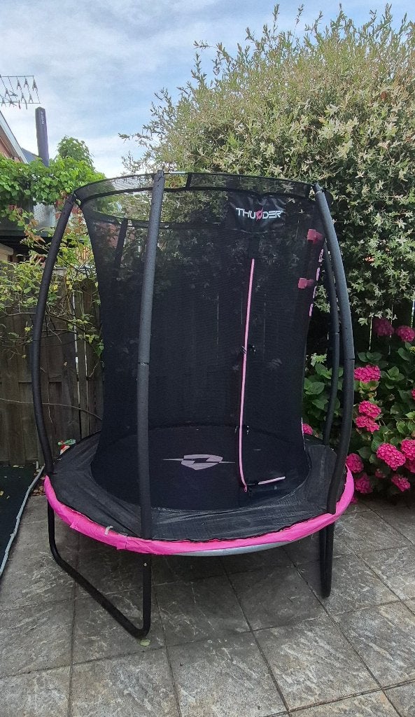 Trampoline 1 jaar oud bijna niet gebruikt: ophalen Maassluis, Ophalen, Zo goed als nieuw