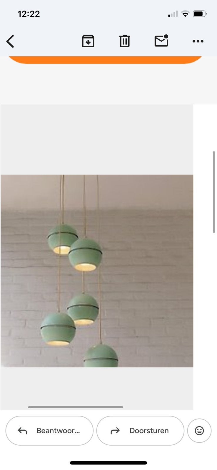 Cascade lamp - AKA Electric VEB Leuchtenbau - Spoetnik, Ophalen, Gebruikt, E27 (groot), Metaal