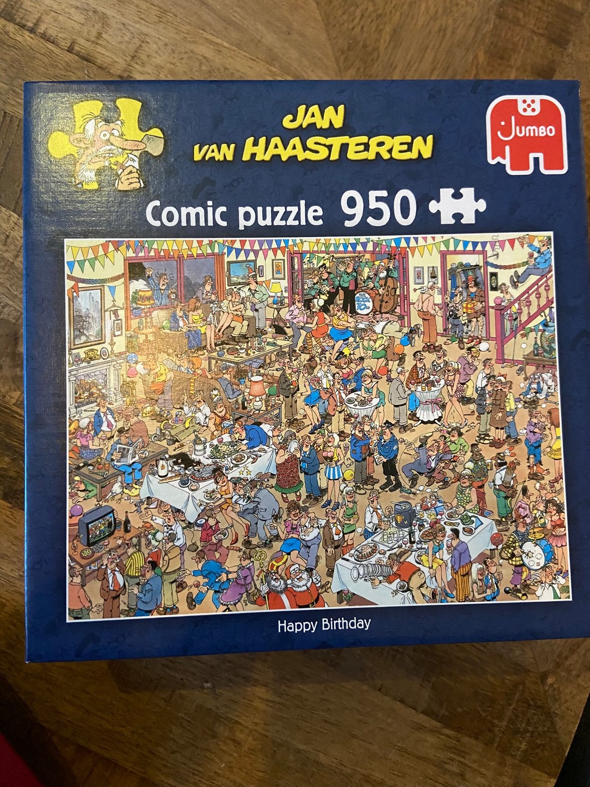 Jan van Haasteren - 950 stukjes - Happy Birthday, Hobby en Vrije tijd, Denksport en Puzzels, Ophalen, 500 t/m 1500 stukjes, Zo goed als nieuw