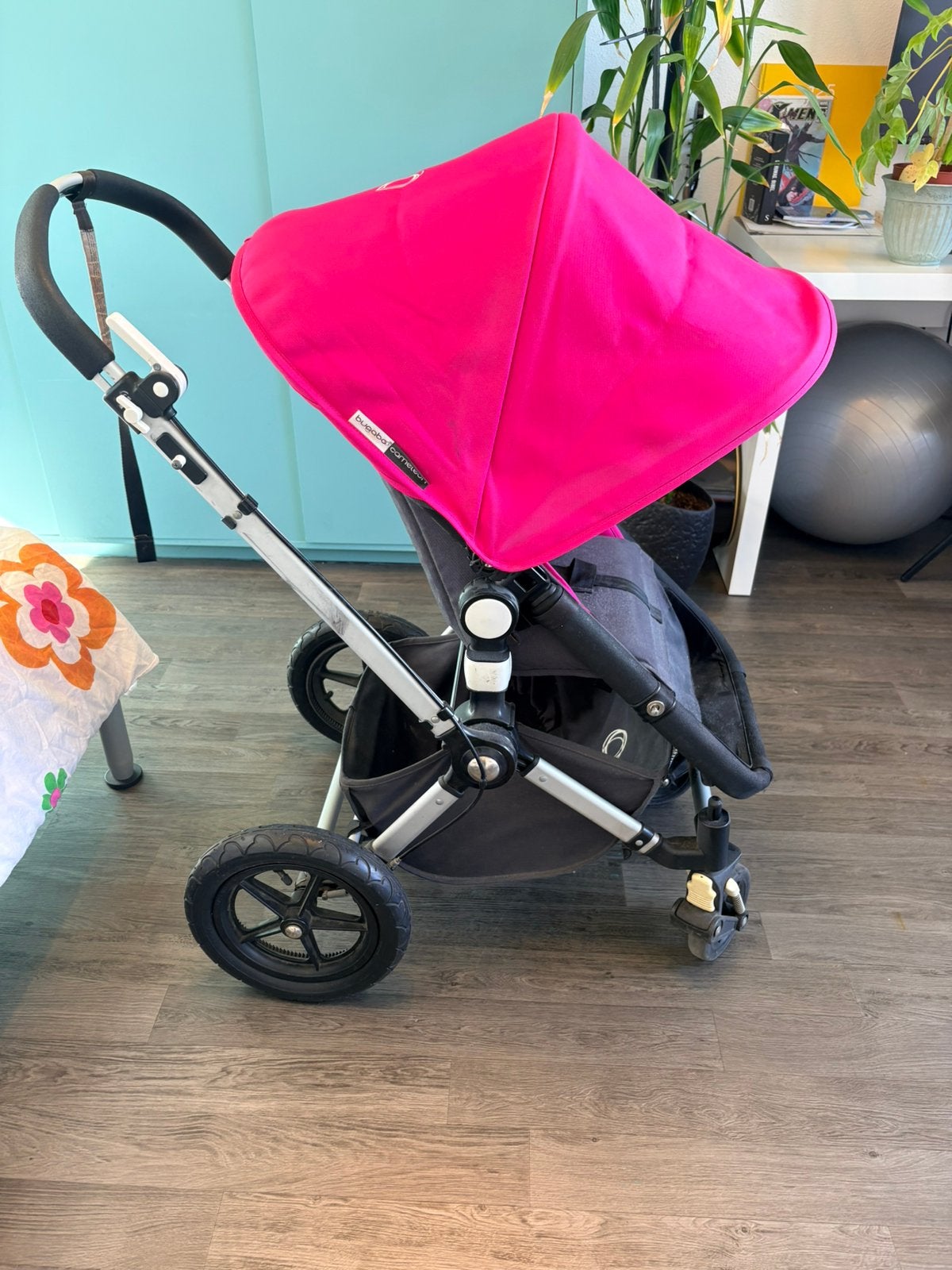 Roze Bugaboo Cameleon, Ophalen, Gebruikt, Zonnekap