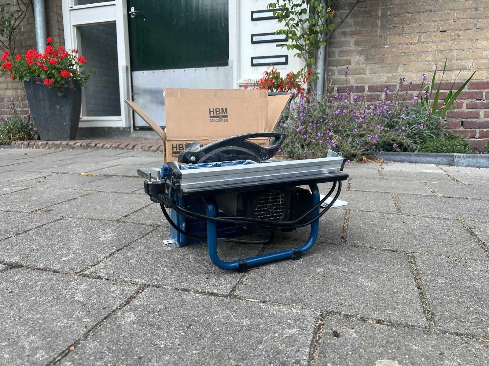 HBM Tegelzaagmachine 450W, Doe-het-zelf en Verbouw, Ophalen, Minder dan 30 mm, Gebruikt, Overige typen