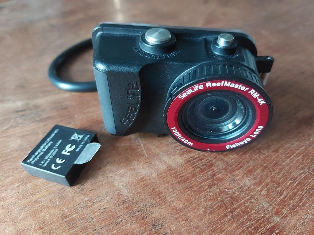 Sealife Reefmaster RM4k onderwatercamera, Ophalen of Verzenden, Gebruikt, 10 t/m 40 meter, Complete set