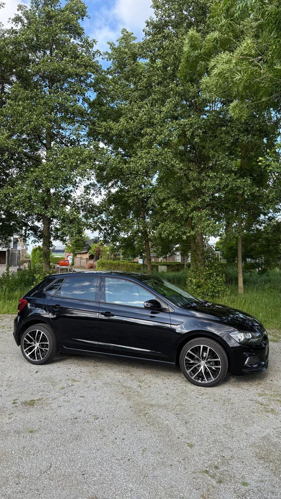 Volkswagen Polo 1.0 TSI 95PK 5D 7-DSG 2019 Zwart, Auto's, 95 pk, Particulier, 1080 kg, Geïmporteerd