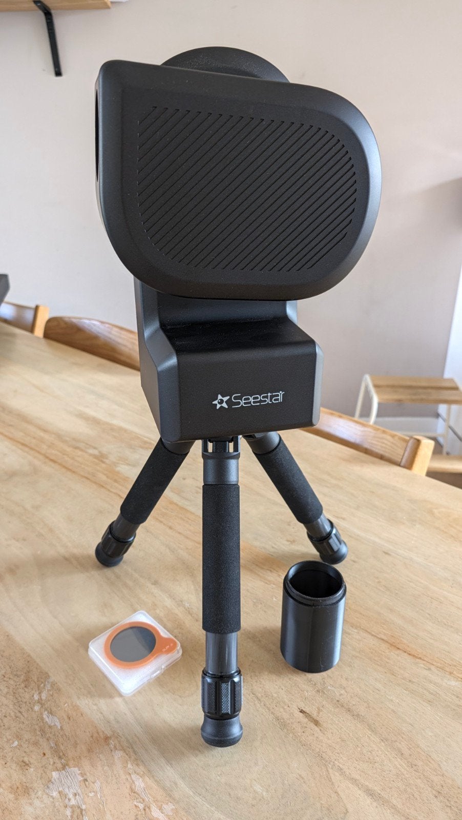 ZWO Seestar S50 Smart Telescoop (incl. Dauwkap), Audio, Tv en Foto, Optische apparatuur | Telescopen, Lenzentelescoop (refractor)
