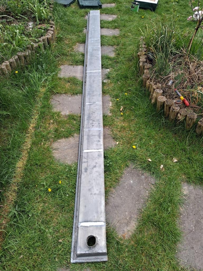 4.60 bak goot, Doe-het-zelf en Verbouw, Metalen, Ophalen