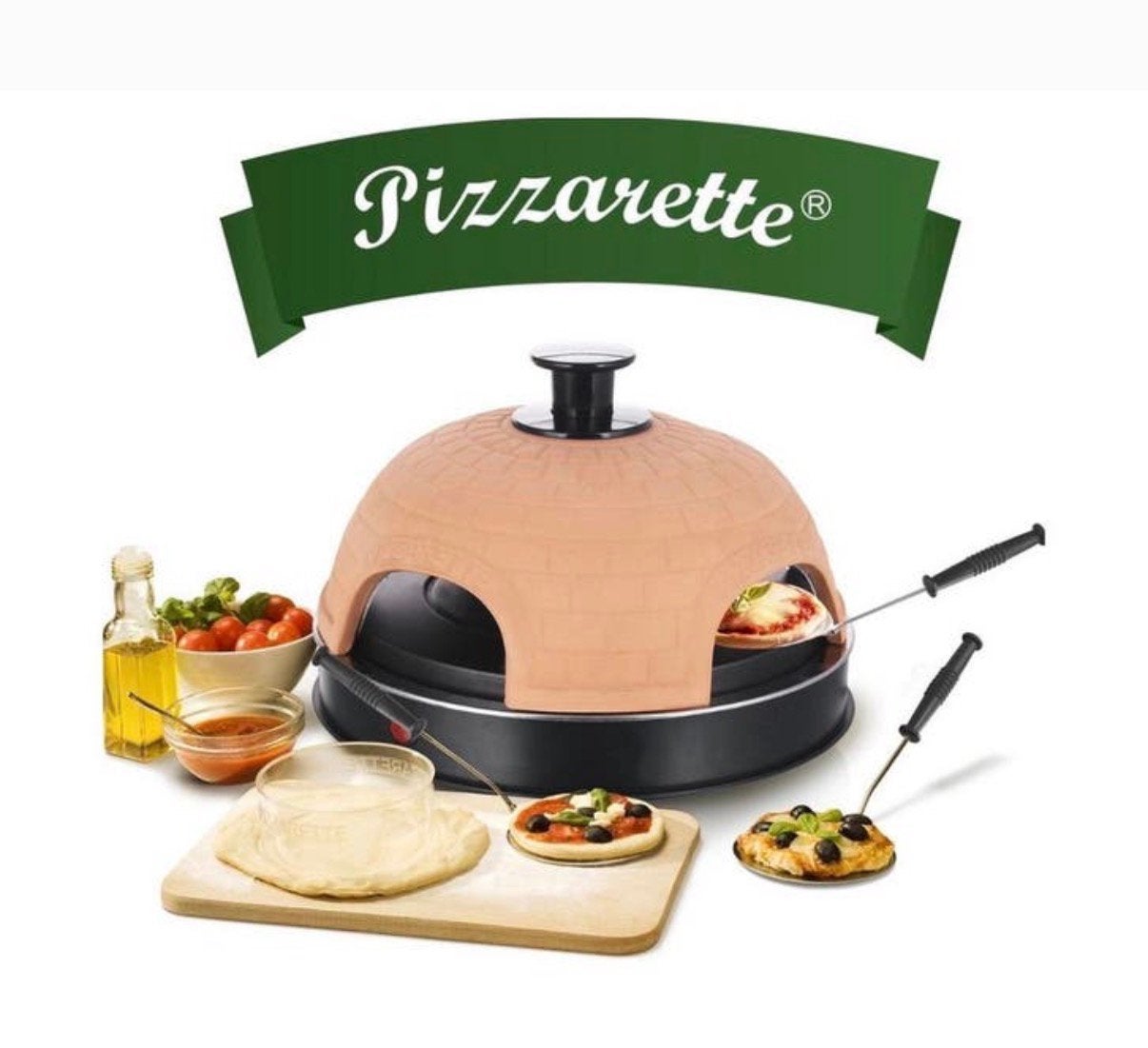 Pizzarette te huur 4 persoons. Springkussen en Party, Ophalen, Zo goed als nieuw, Overige
