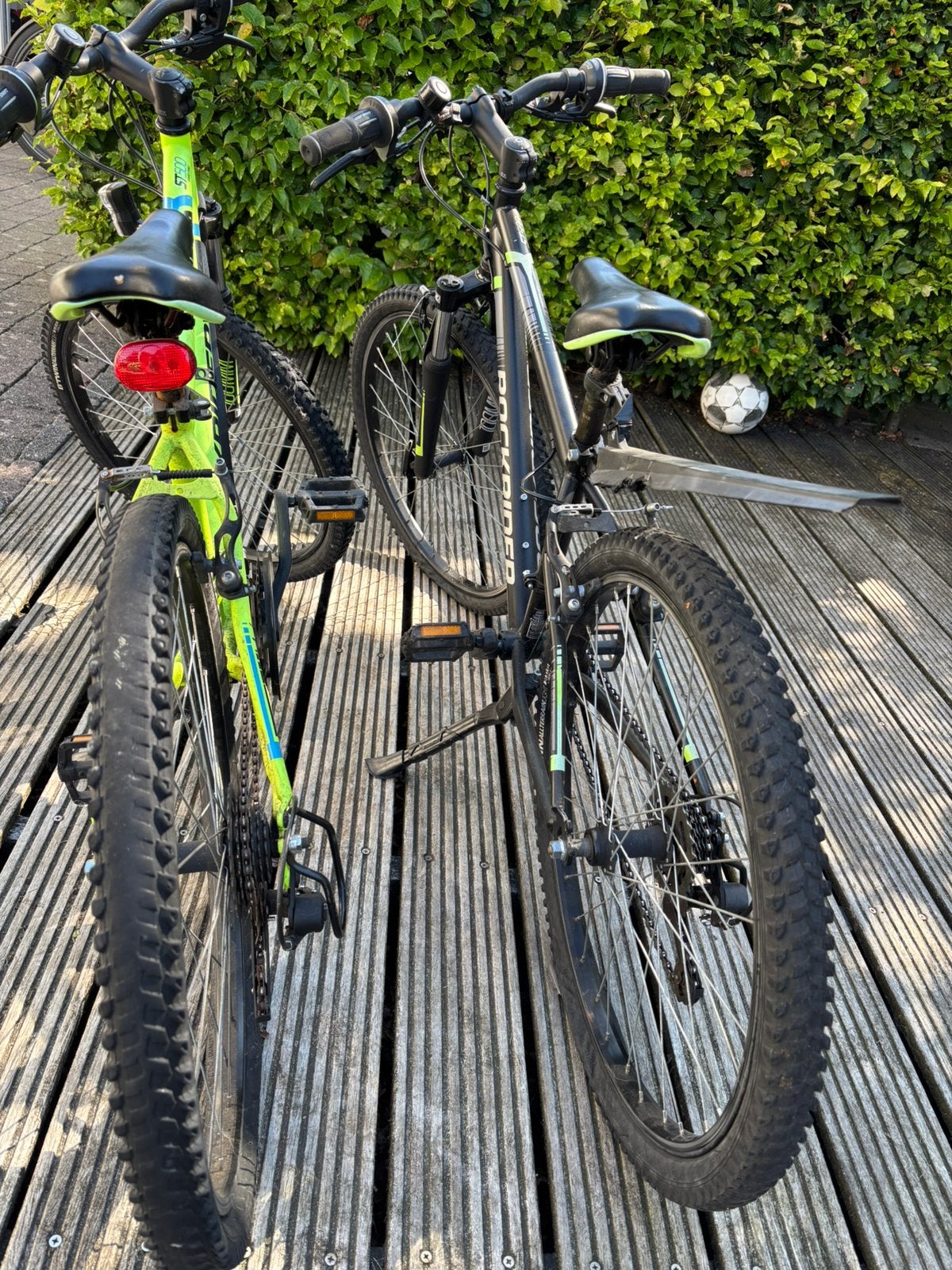 Mountainbikes geel en zwart Rockrider ST 500, Gebruikt, Minder dan 49 cm, Overige maten, 15 tot 20 versnellingen