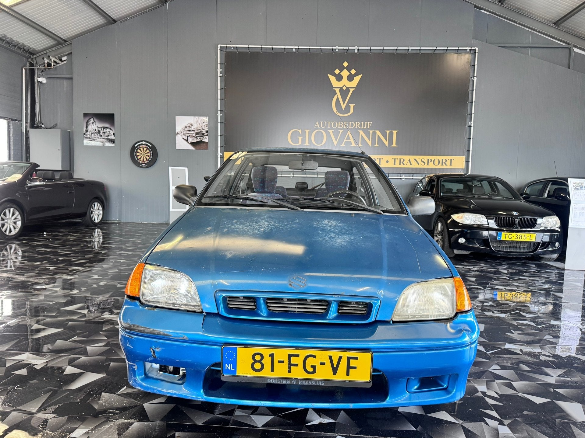 Suzuki Swift 1.0 GLS inruil mogelijk, Auto's, 53 pk, Gebruikt, 18 €/maand, Blauw