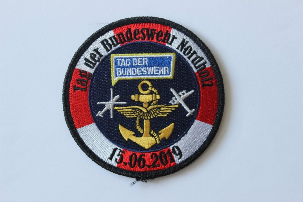 patch tag  der  bundeswehr  nordholz  2019, Verzenden, Marine, Duitsland, Embleem of Badge