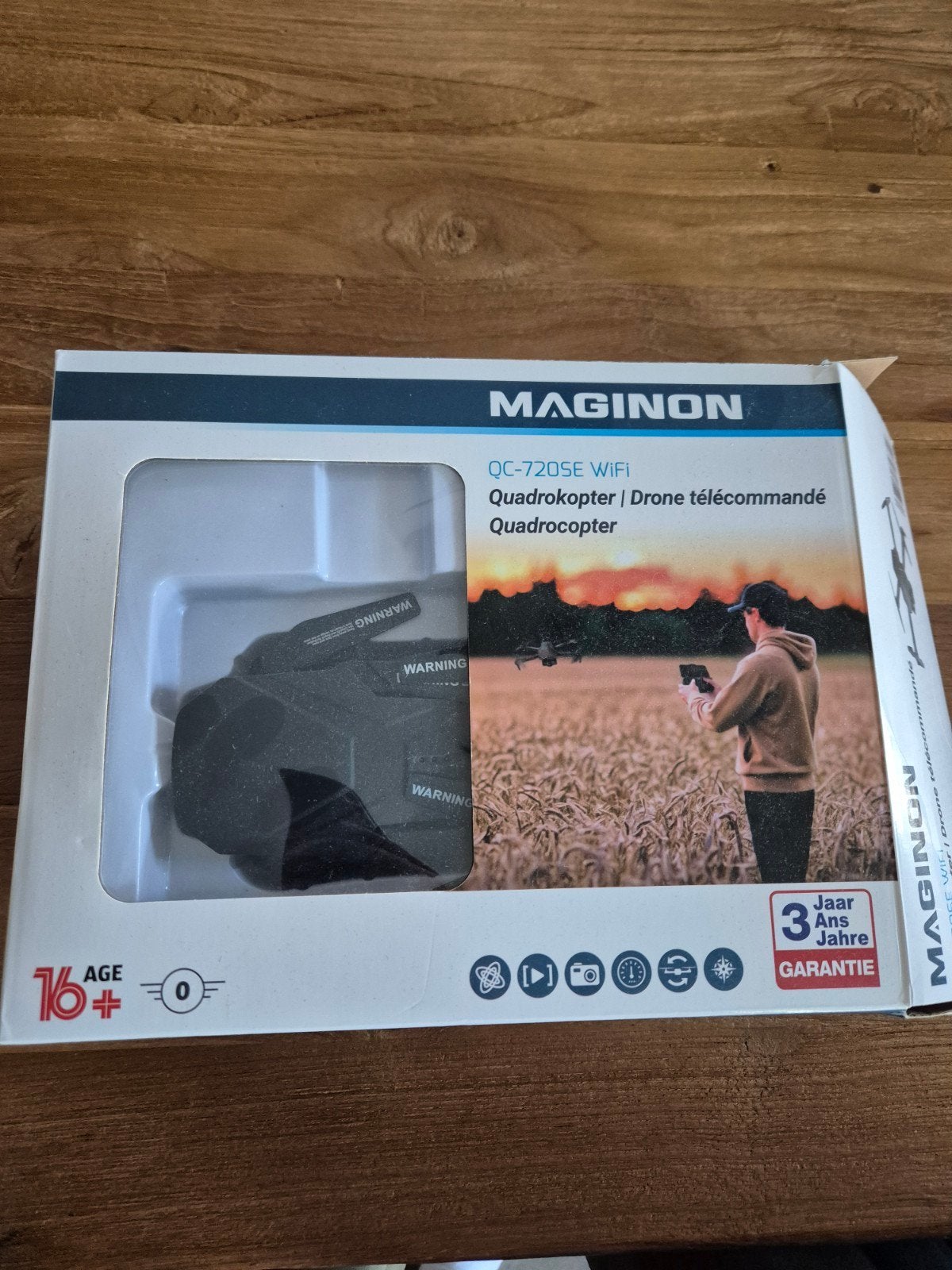 Nieuwe Maginon QC-720SE WiFi Quadrokopter, Basiskwaliteit, Overige merken, Nieuw, Bediening via smartphone