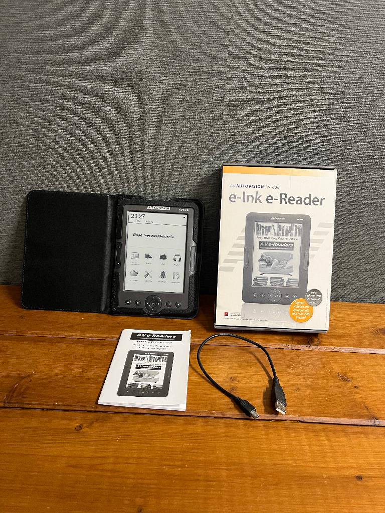 E-Link Autovision AV606 E-reader . 4GB. Incl. doos en kabel., Computers en Software, Ophalen of Verzenden, Zo goed als nieuw, 4 GB of minder
