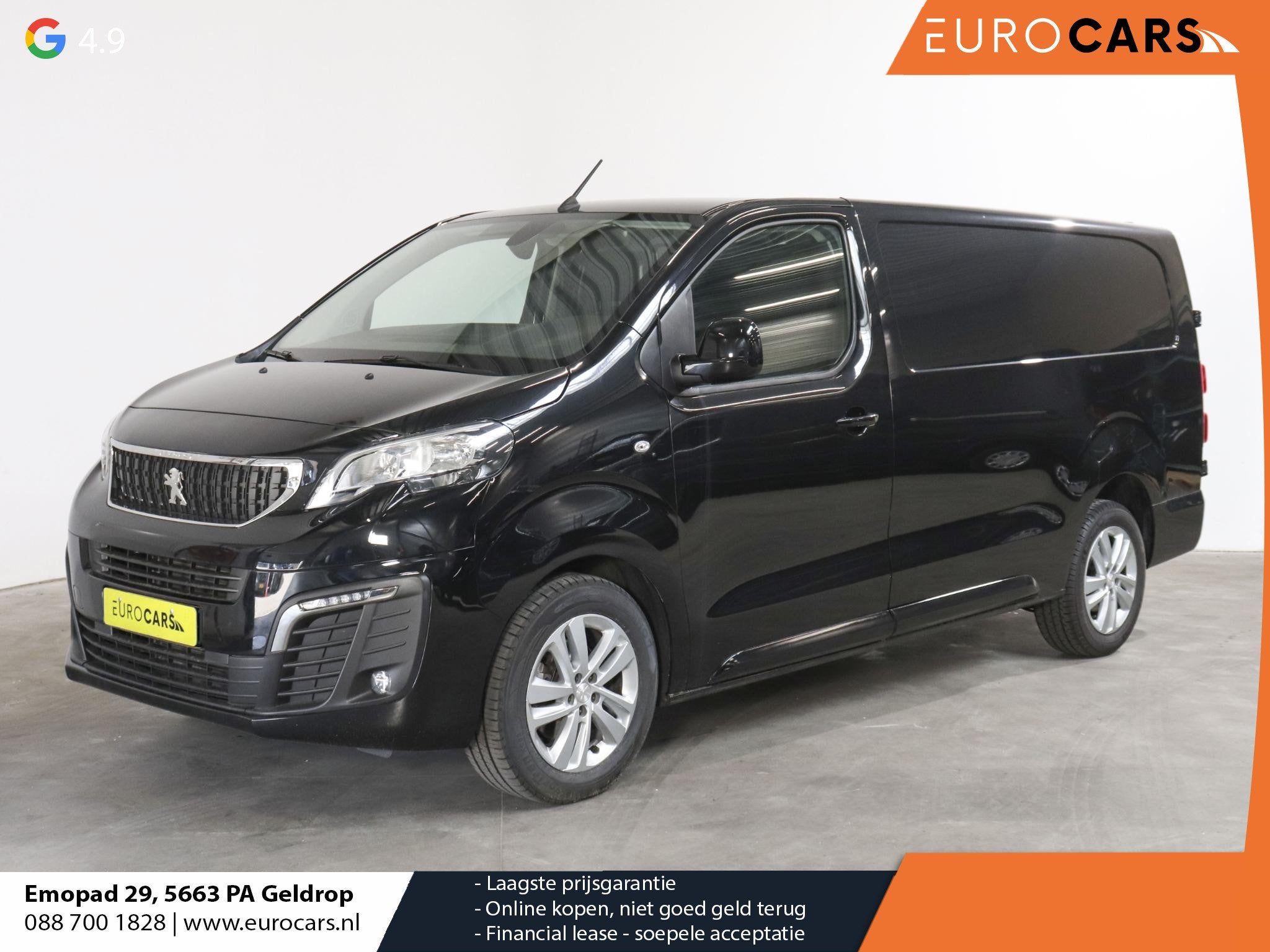 Peugeot Expert 180pk Automaat L3H1 Long Premium Apple carpla, Auto's, Stof, Gebruikt, 4 cilinders, 2500 kg