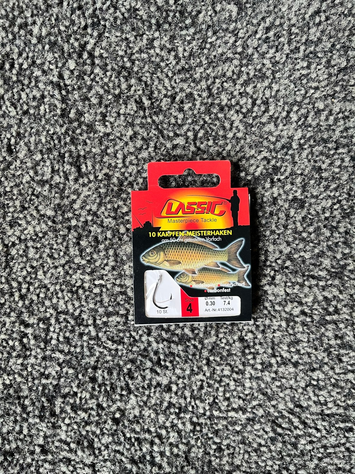 Classic Masterpiece Tackle Karperhaken - Maat 4, Ophalen of Verzenden, Nieuw, Haak