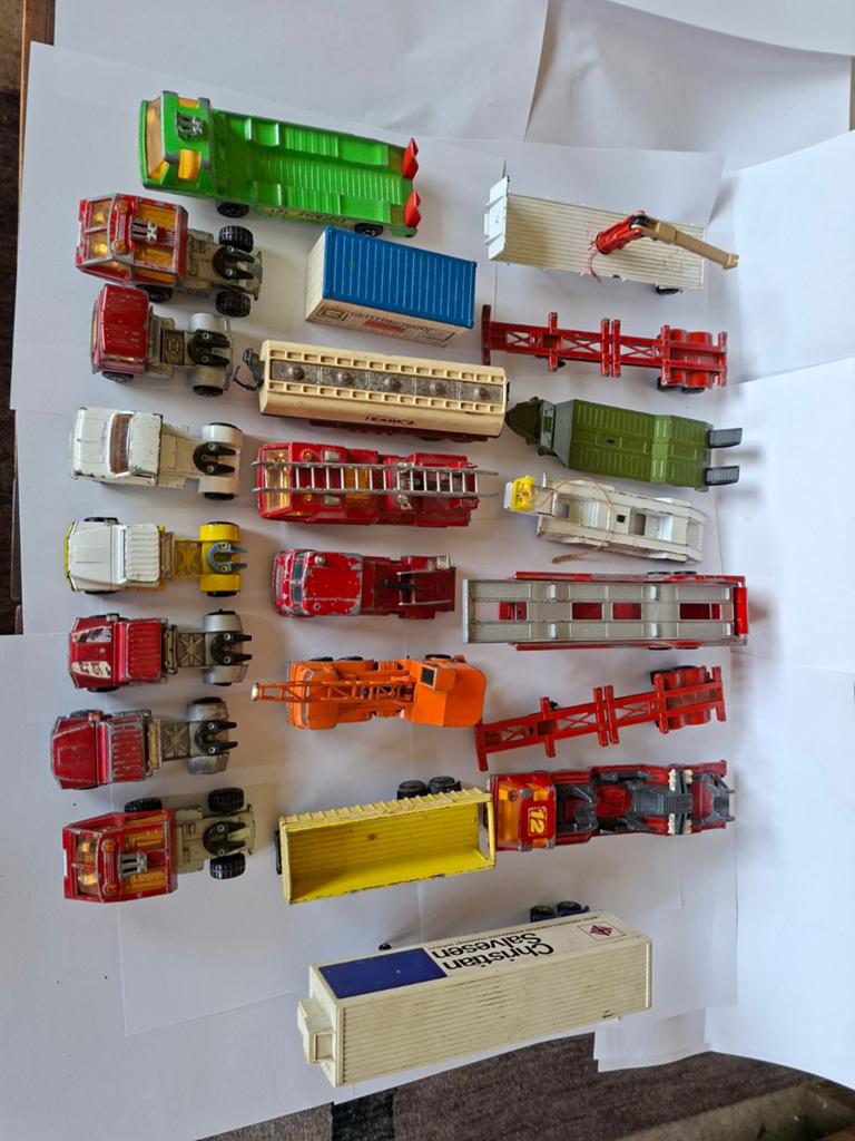 Partij Matchbox Super Kings 1970s, Hobby en Vrije tijd, Modelauto's | Overige schalen, Ophalen of Verzenden, Bus of Vrachtwagen