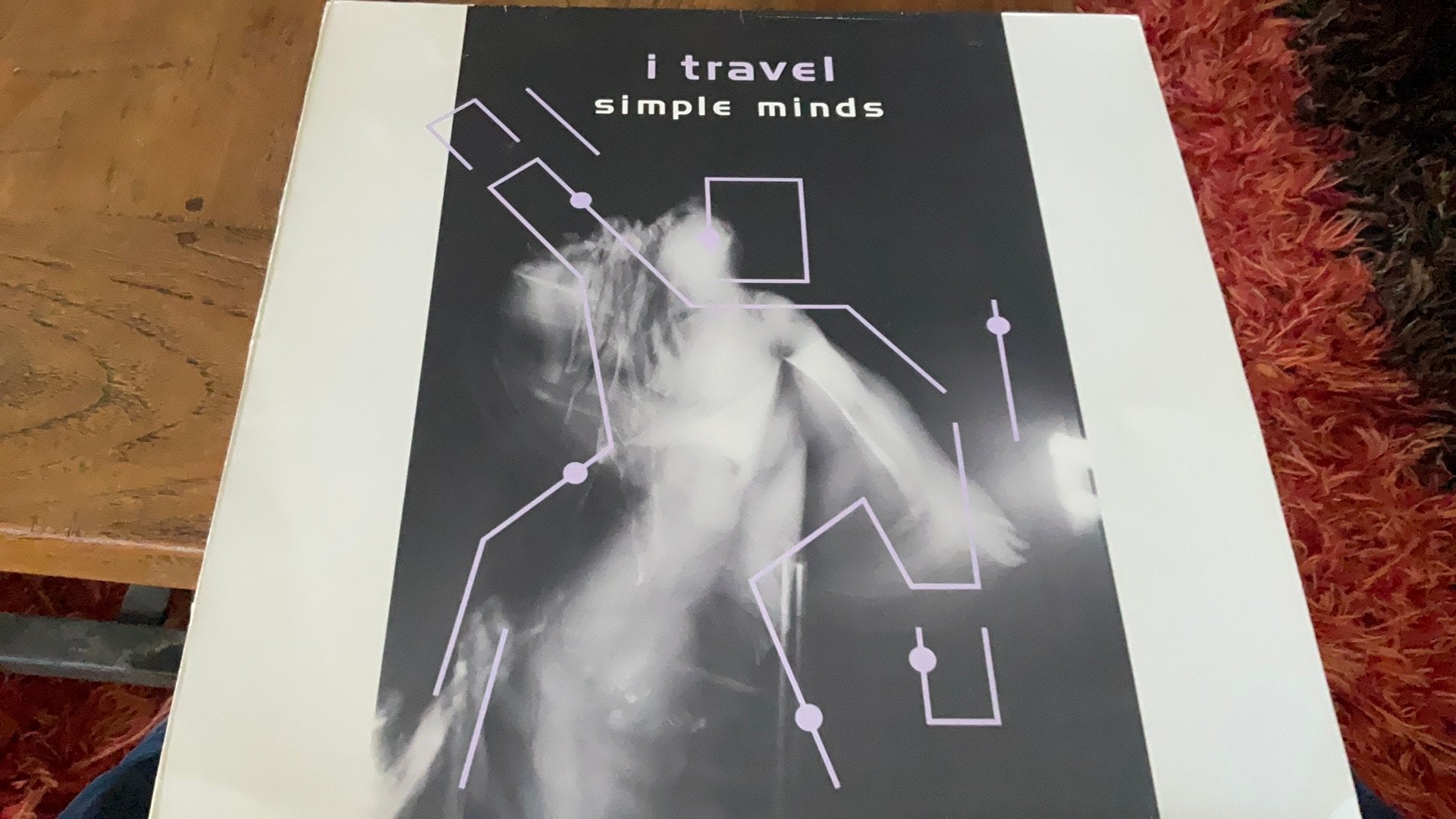 Simple Minds. I travel, Cd's en Dvd's, Ophalen of Verzenden, Zo goed als nieuw, 12 inch, Poprock